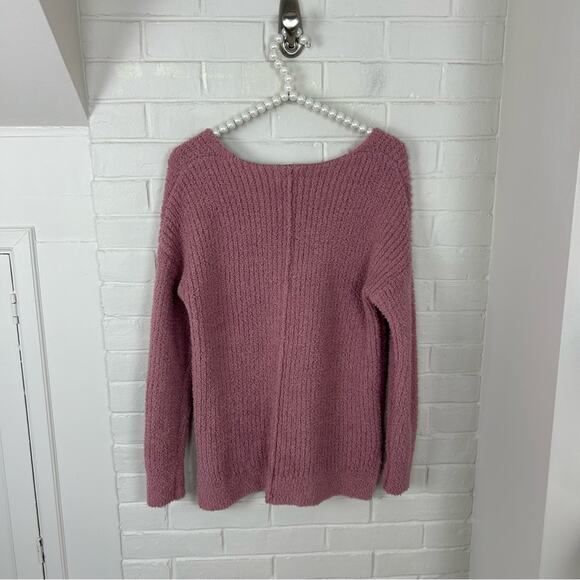 Cupcakes and Cashmere Pink Soft Fuzzy Sweater Size XS - Picture 10 of 10